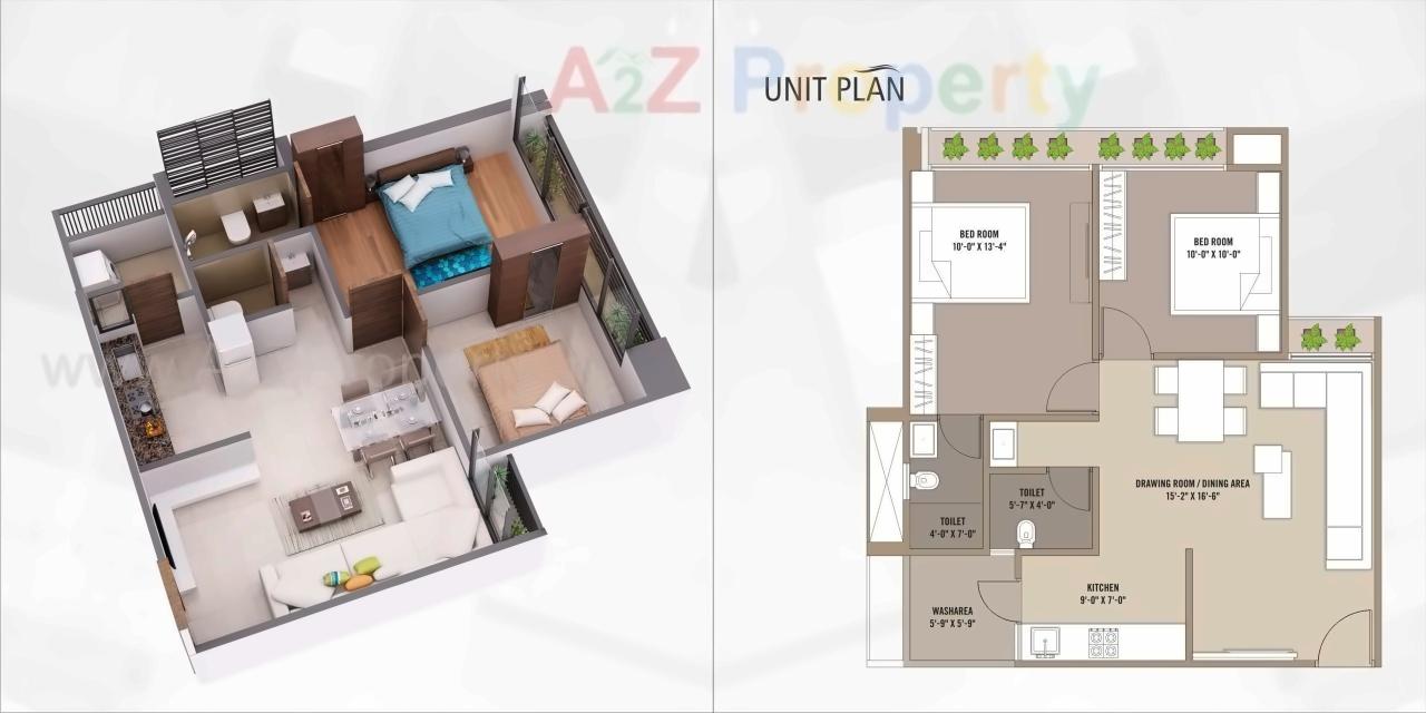 Layout of real estate project Ganga Residency located at Zundal, Gandhinagar, Gujarat