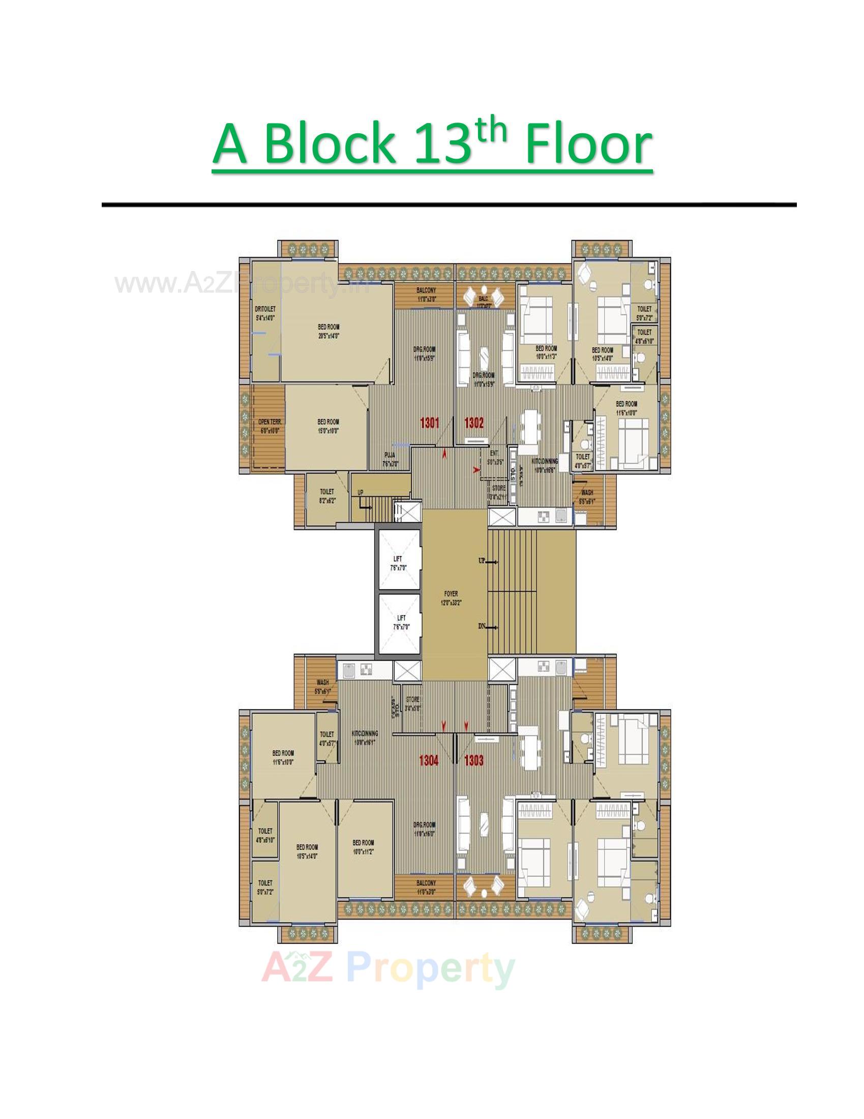 Layout of real estate project German Greencity located at Bhat, Gandhinagar, Gujarat