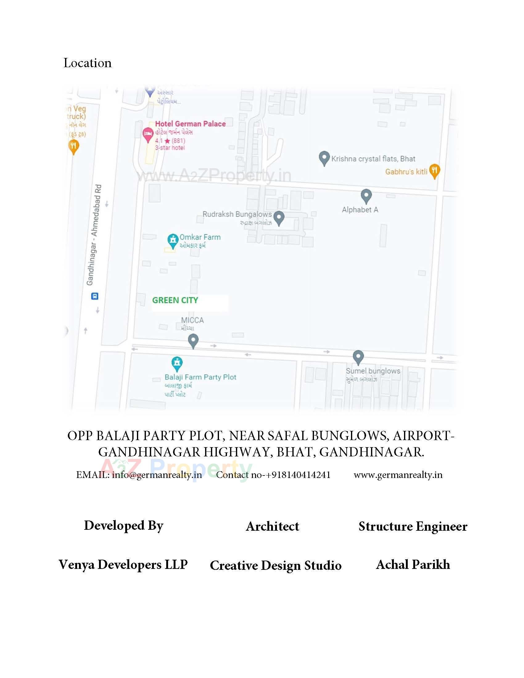  of real estate project German Greencity located at Bhat, Gandhinagar, Gujarat
