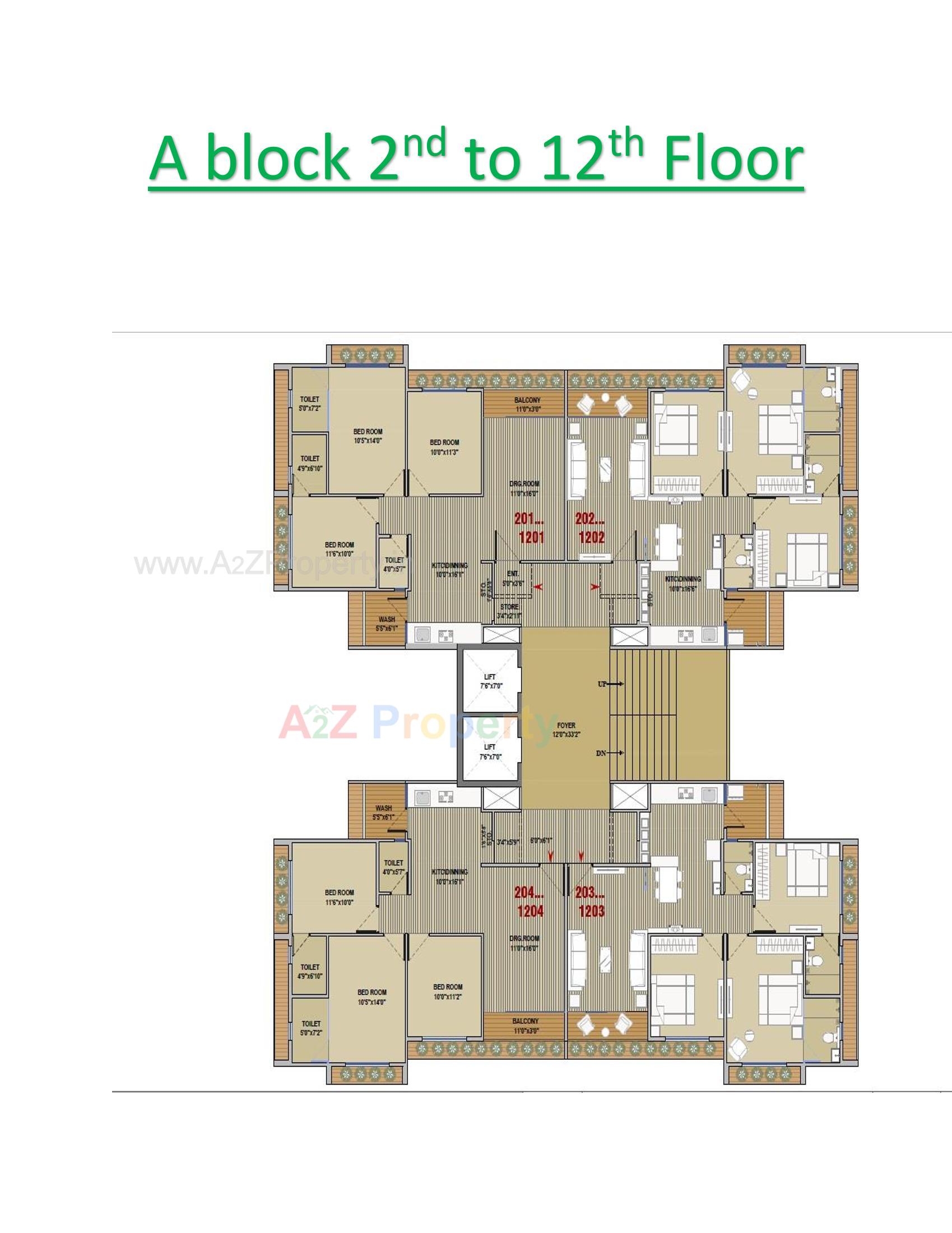 Layout of real estate project German Greencity located at Bhat, Gandhinagar, Gujarat