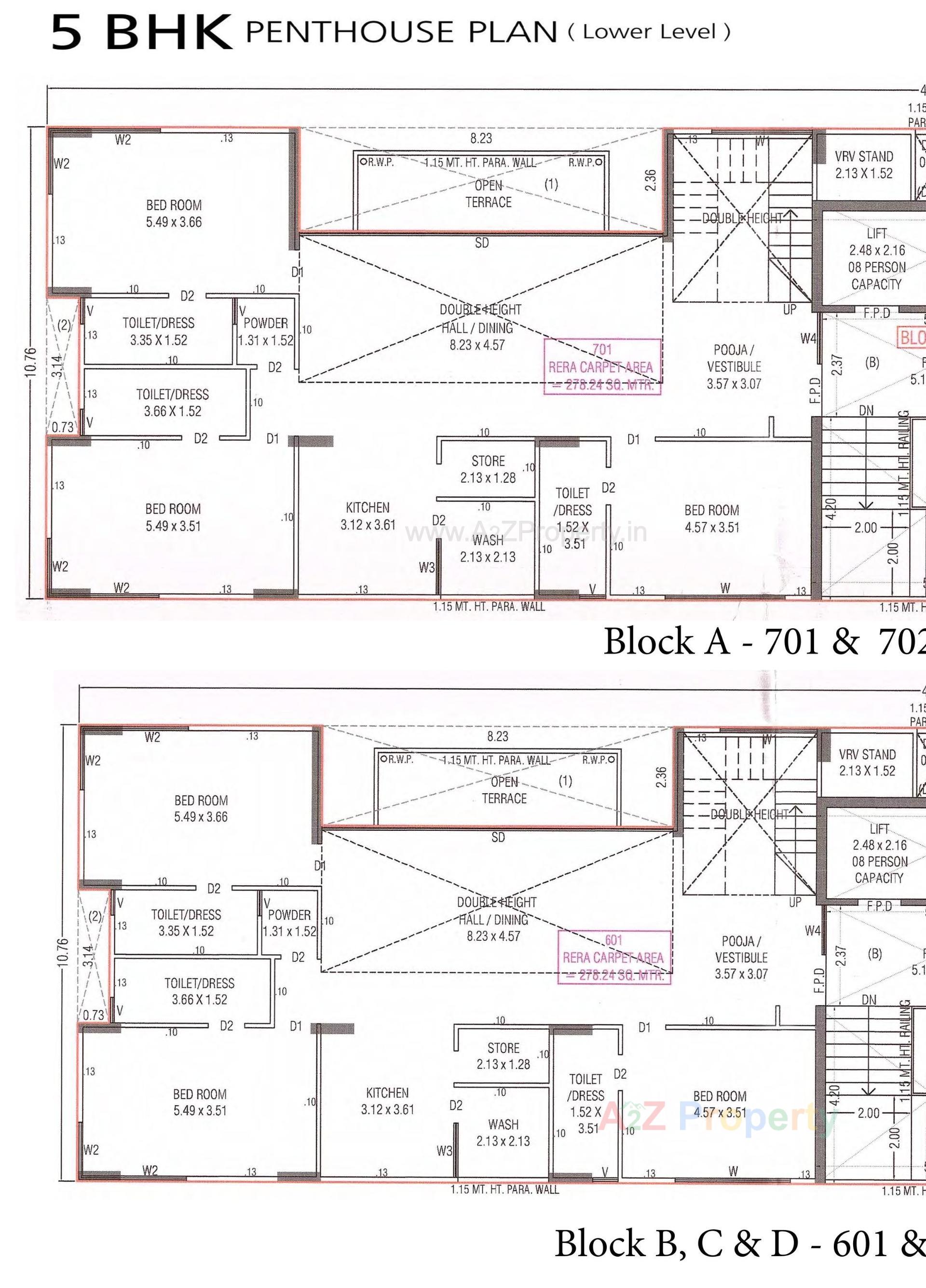 Layout of real estate project German Seven Star located at Bhat, Gandhinagar, Gujarat