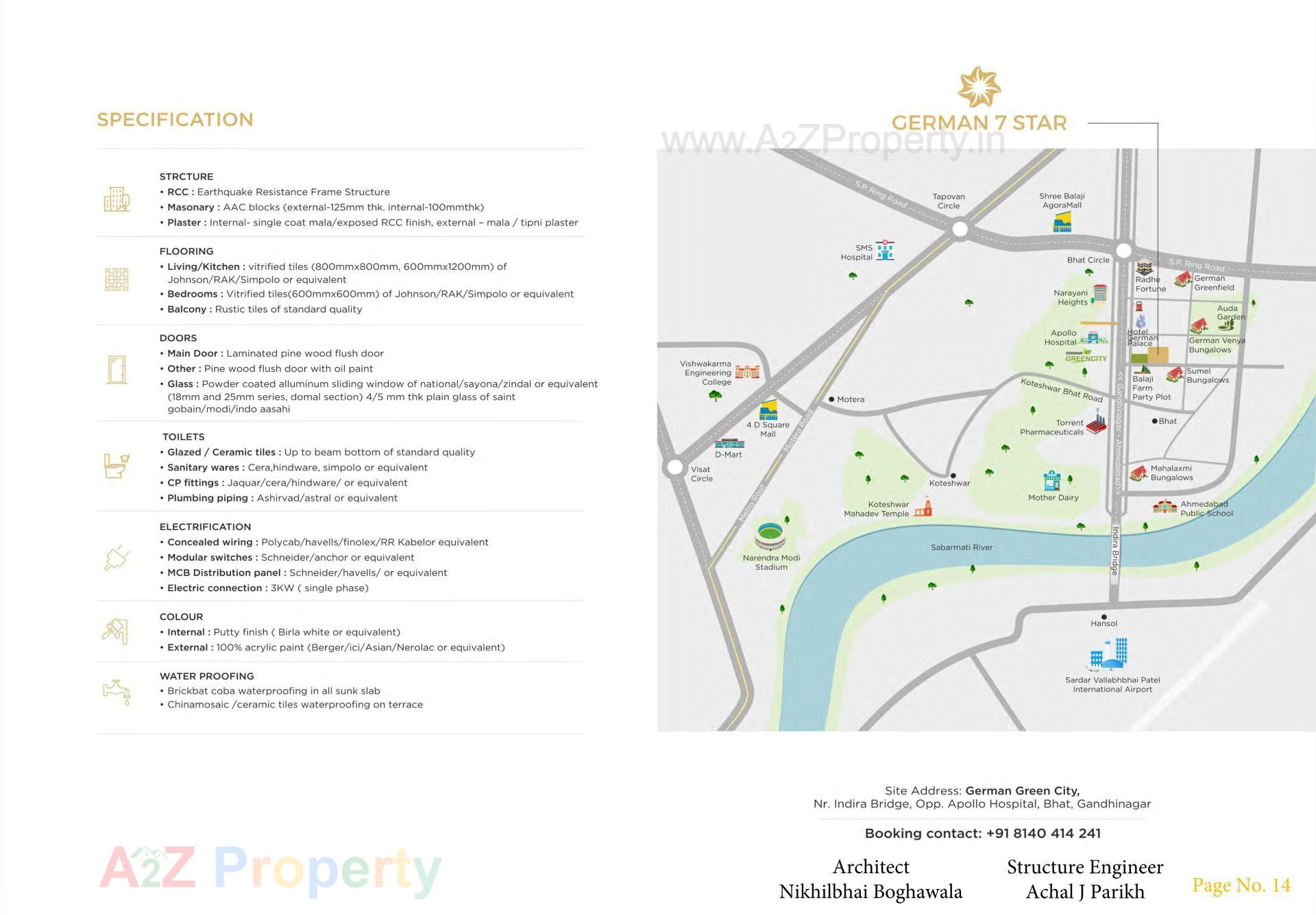  of real estate project German Seven Star located at Bhat, Gandhinagar, Gujarat