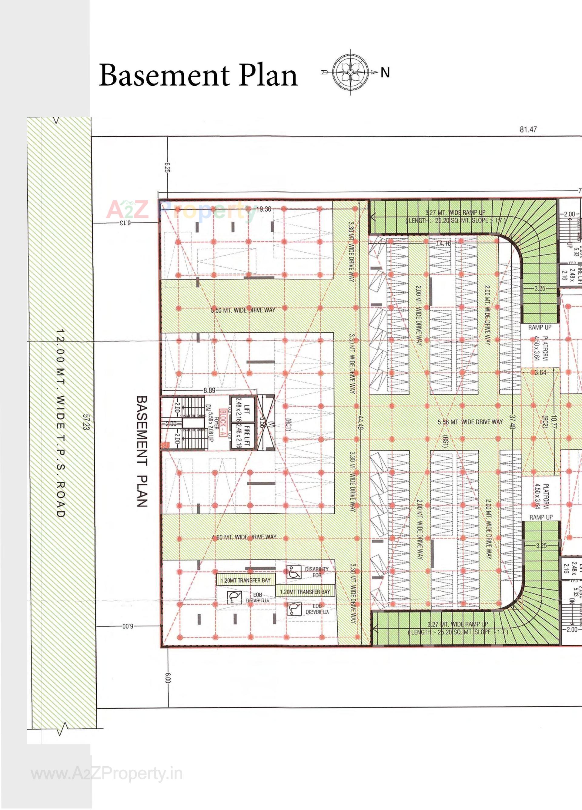 Layout of real estate project German Seven Star located at Bhat, Gandhinagar, Gujarat