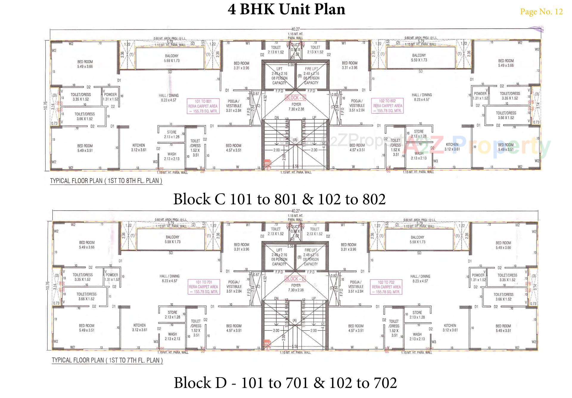 Layout of real estate project German Seven Star located at Bhat, Gandhinagar, Gujarat