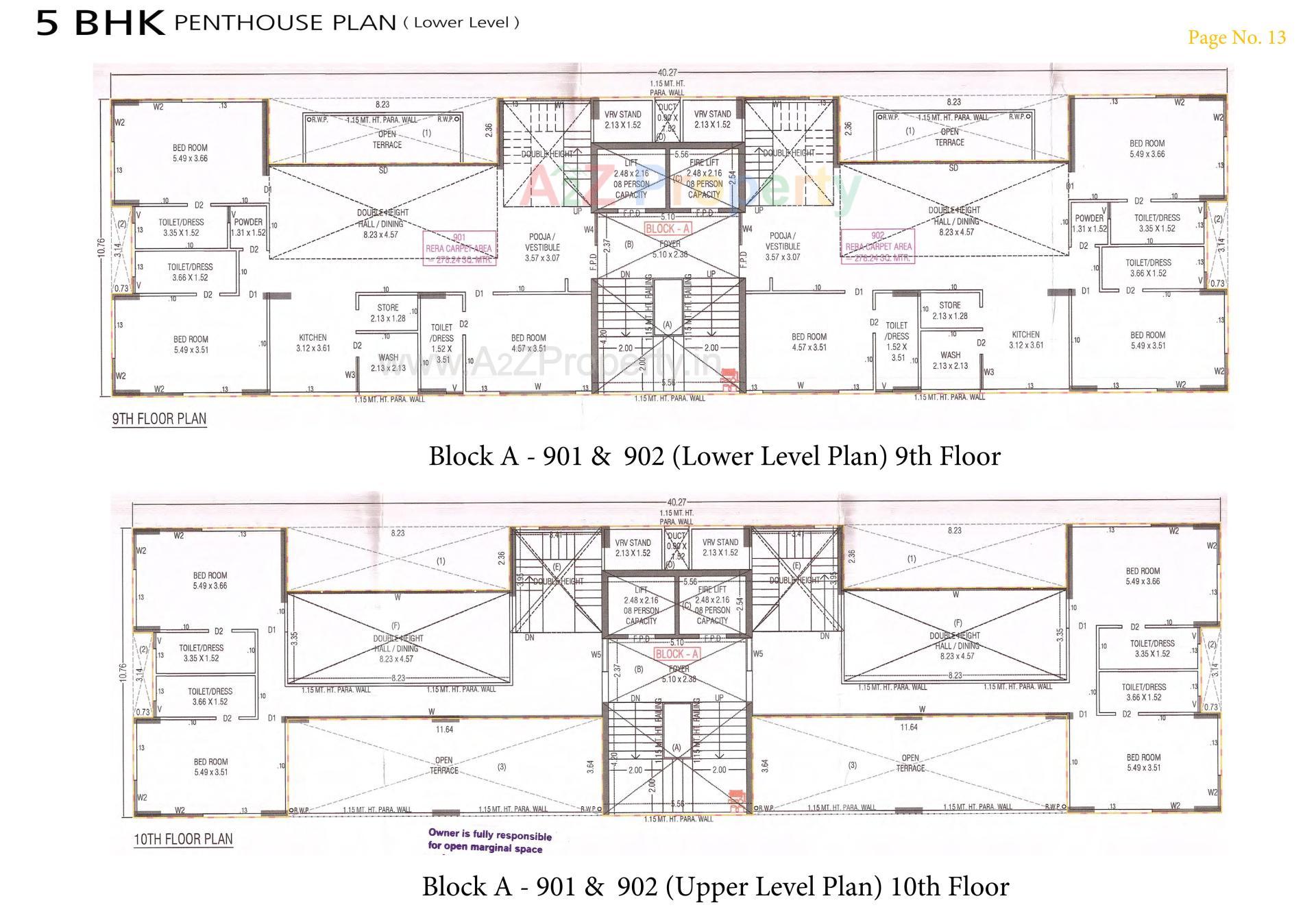 Layout of real estate project German Seven Star located at Bhat, Gandhinagar, Gujarat