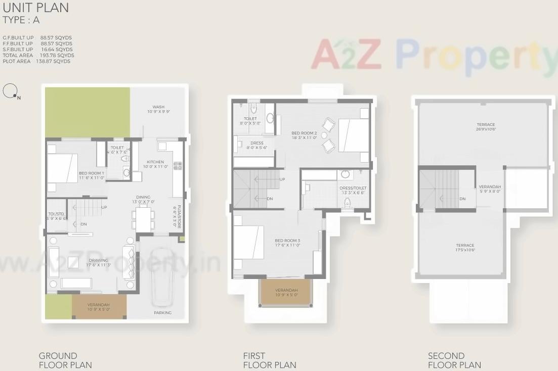 Layout of real estate project Glare located at Santej, Gandhinagar, Gujarat