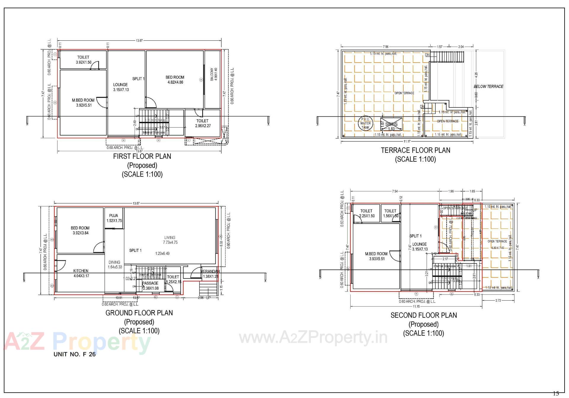 Layout of real estate project Gokulam Imperia located at Dahegam, Gandhinagar, Gujarat