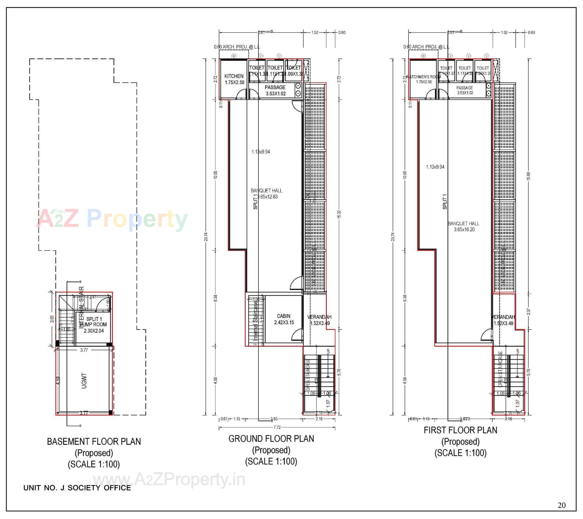 Layout of real estate project Gokulam Imperia located at Dahegam, Gandhinagar, Gujarat