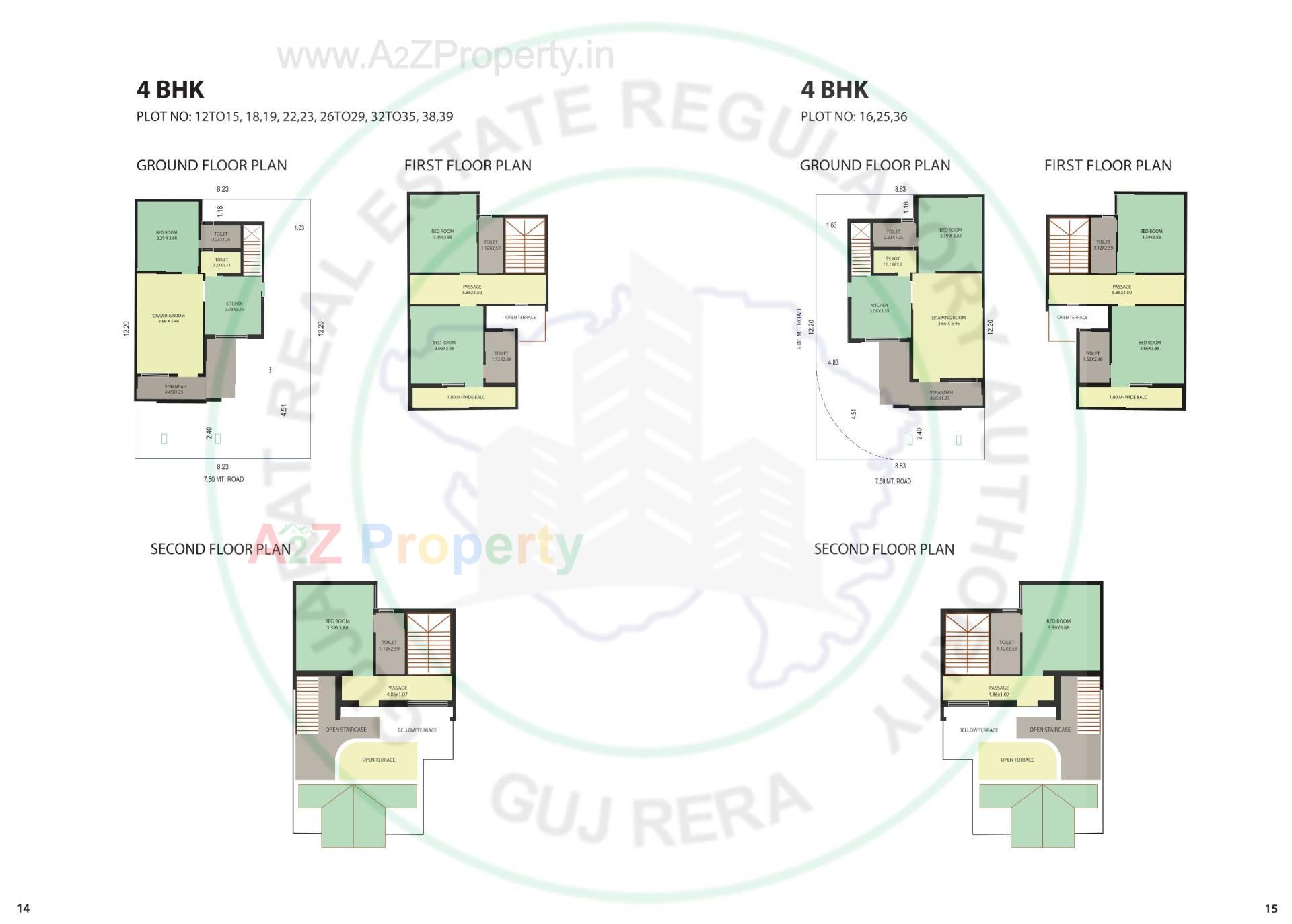 Layout of real estate project Gokuldham Premium Bunglows located at Mansa, Gandhinagar, Gujarat