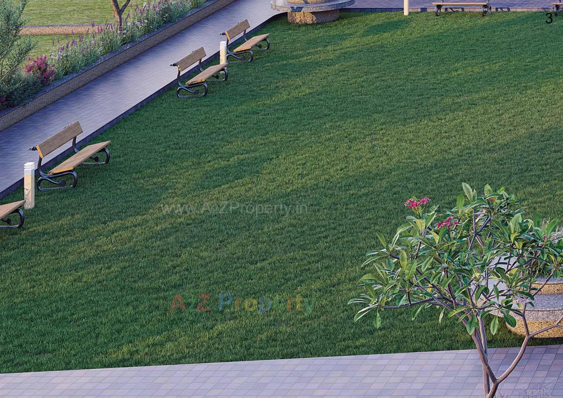 3D Elevation of real estate project Gokuldham Premium Plots located at Mansa, Gandhinagar, Gujarat