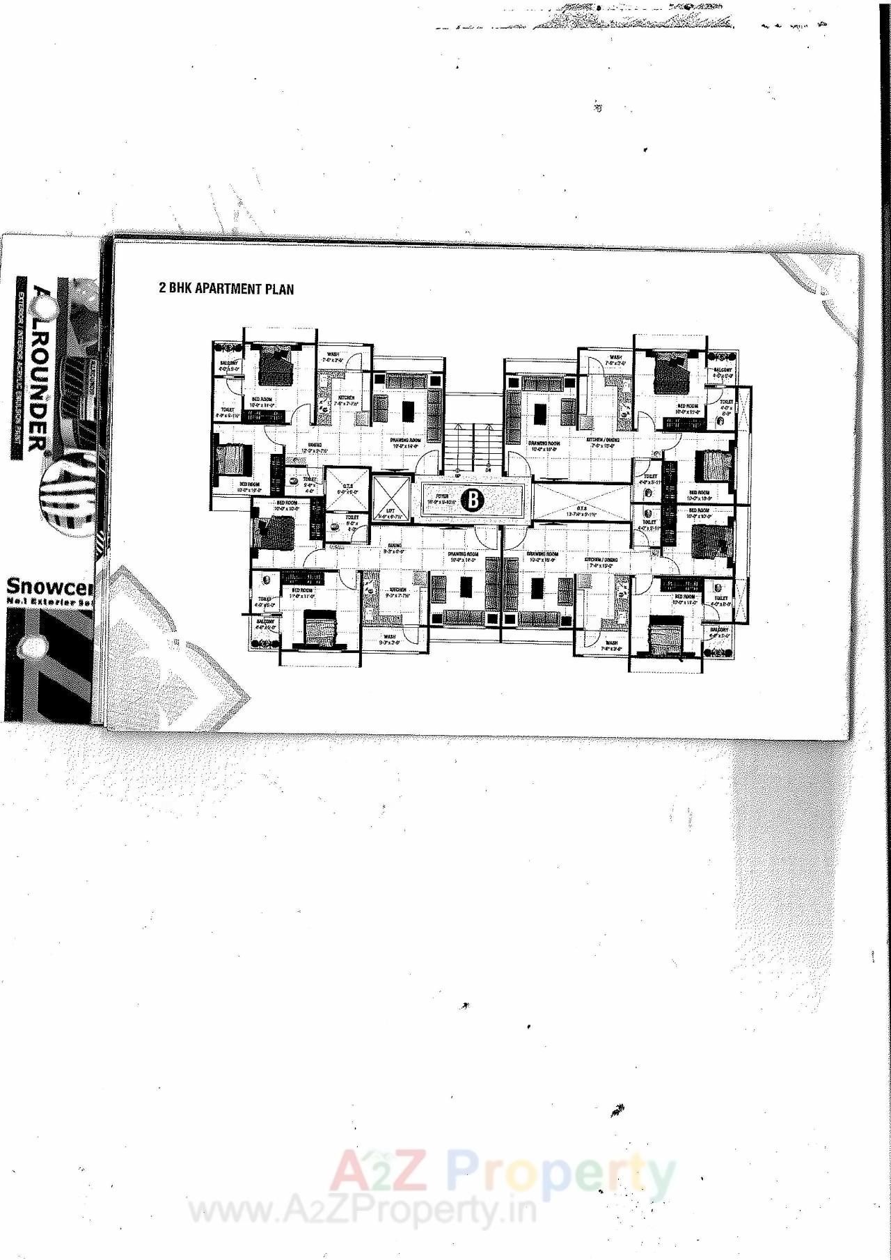 Layout of real estate project Gokuldham located at Kalol, Gandhinagar, Gujarat