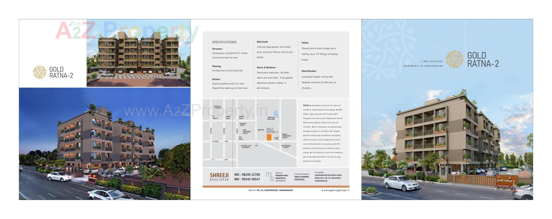  of real estate project Gold Ratna located at Gandhinagar, Gandhinagar, Gujarat