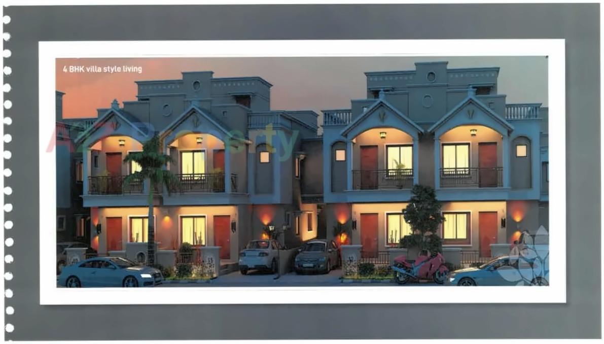 3D Elevation of real estate project Govind Bungalows located at Gandhinagar, Gandhinagar, Gujarat