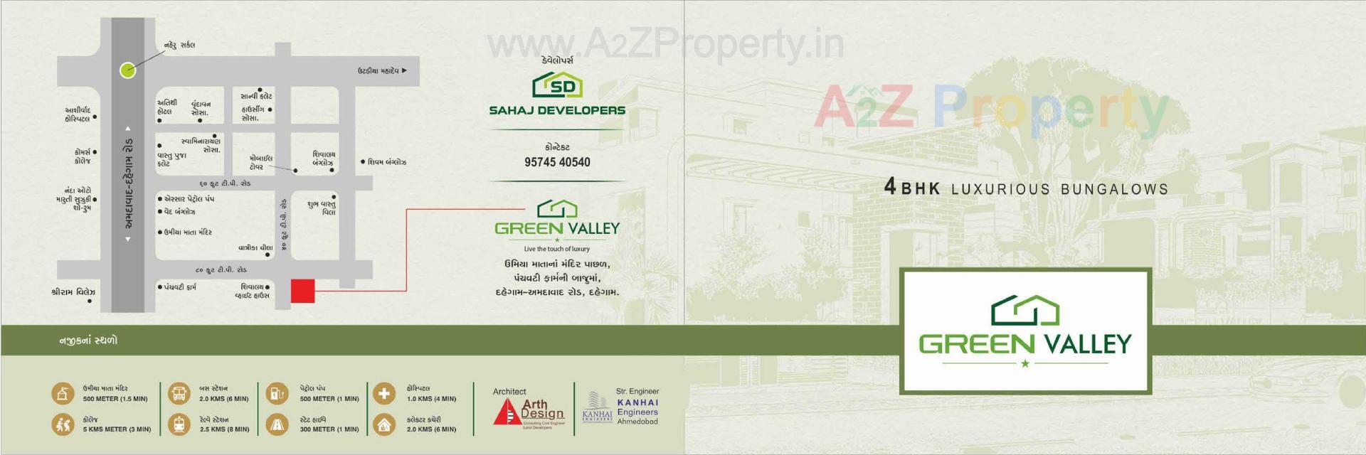  of real estate project Green Valley Bungalows located at Dehgam, Gandhinagar, Gujarat