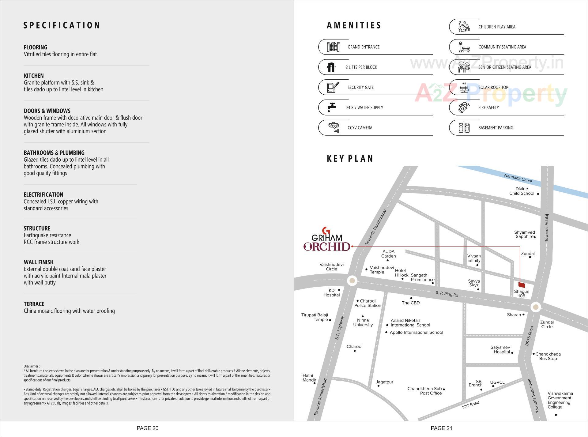  of real estate project Griham Orchid located at Chandkhed, Gandhinagar, Gujarat