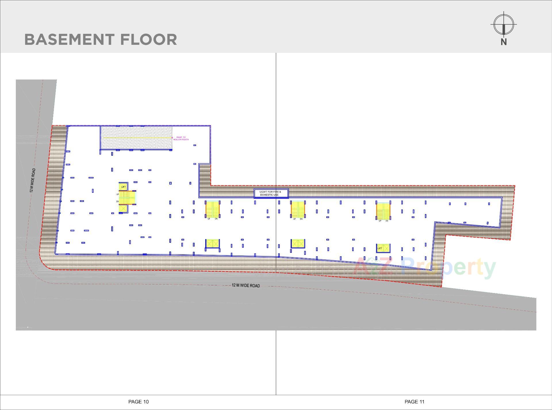 Layout of real estate project Griham Orchid located at Chandkhed, Gandhinagar, Gujarat