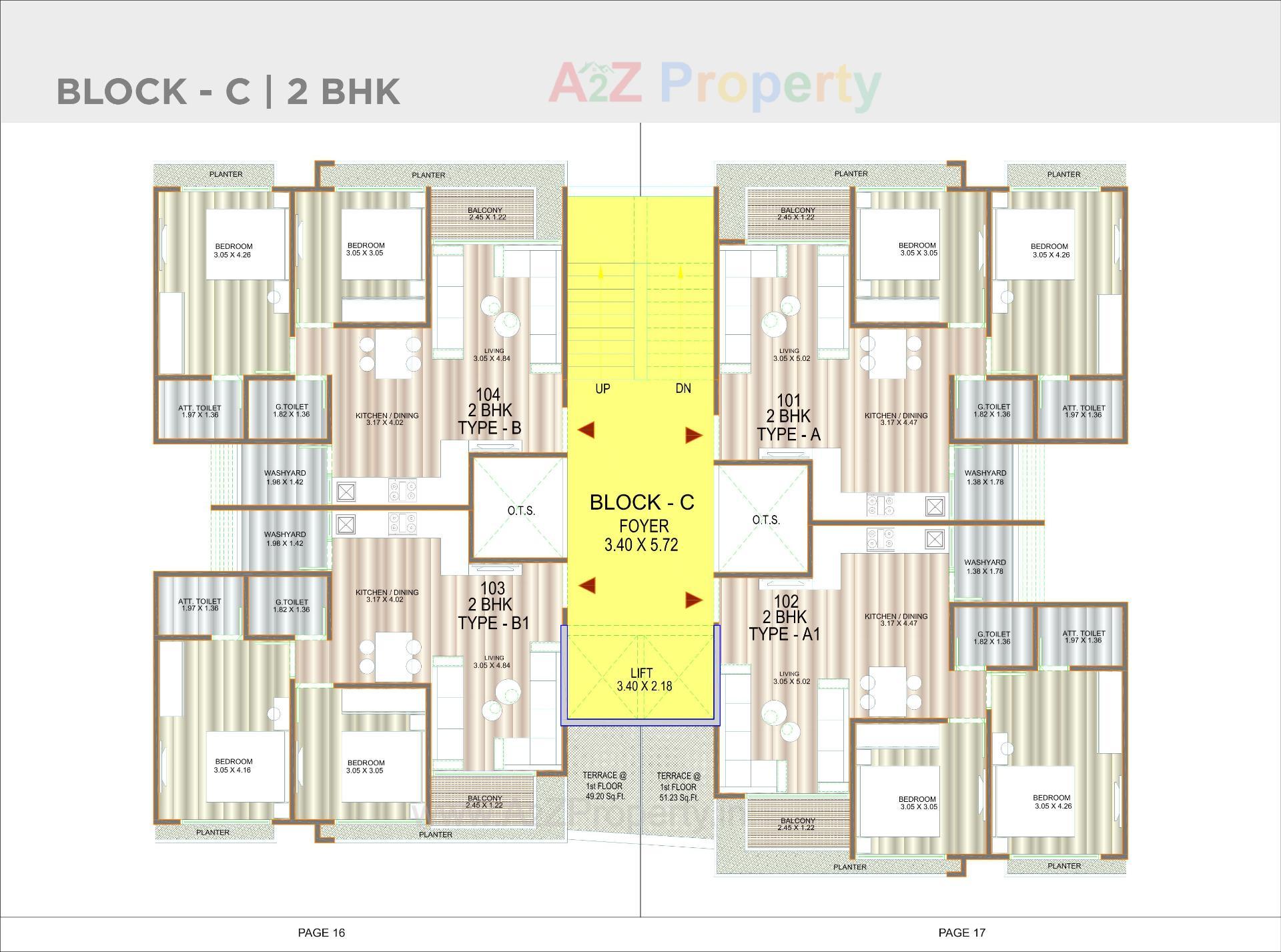 Layout of real estate project Griham Orchid located at Chandkhed, Gandhinagar, Gujarat