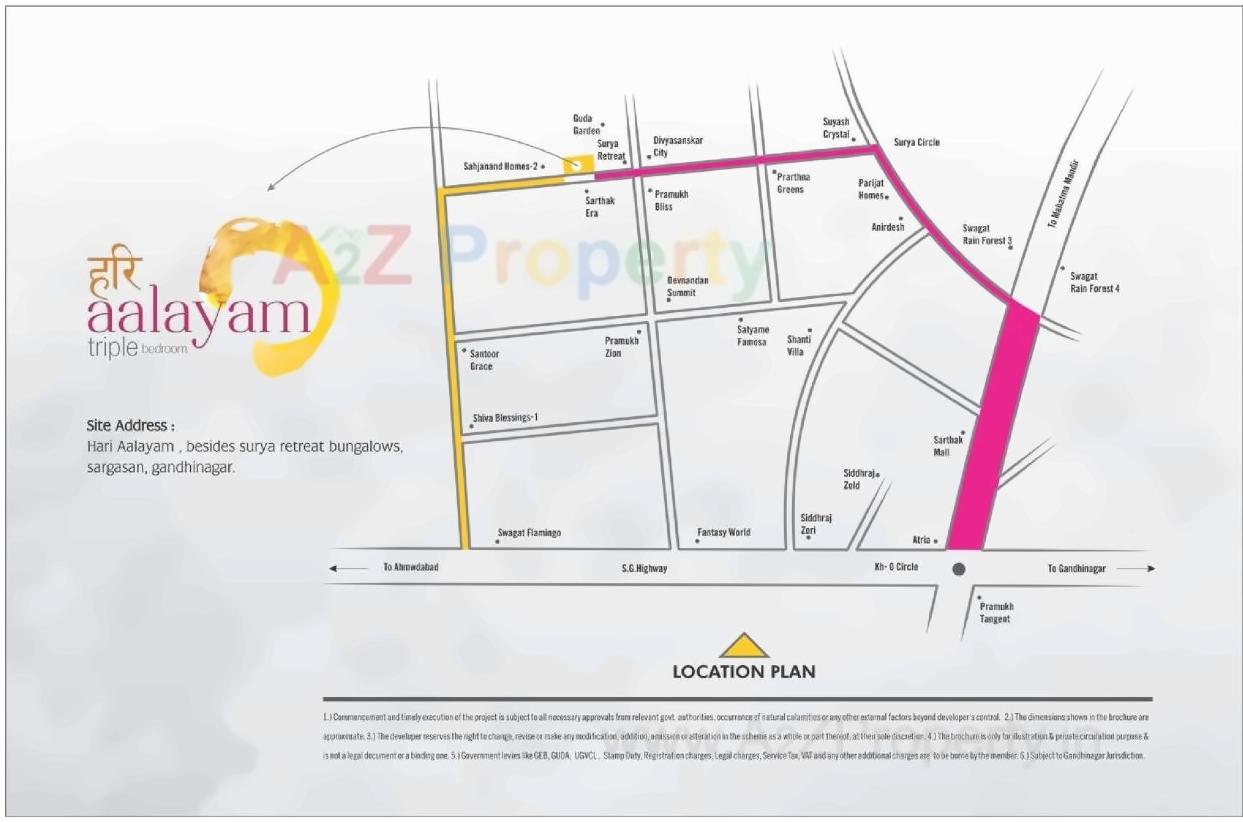  of real estate project Hari Aalayam located at Uvarsad, Gandhinagar, Gujarat
