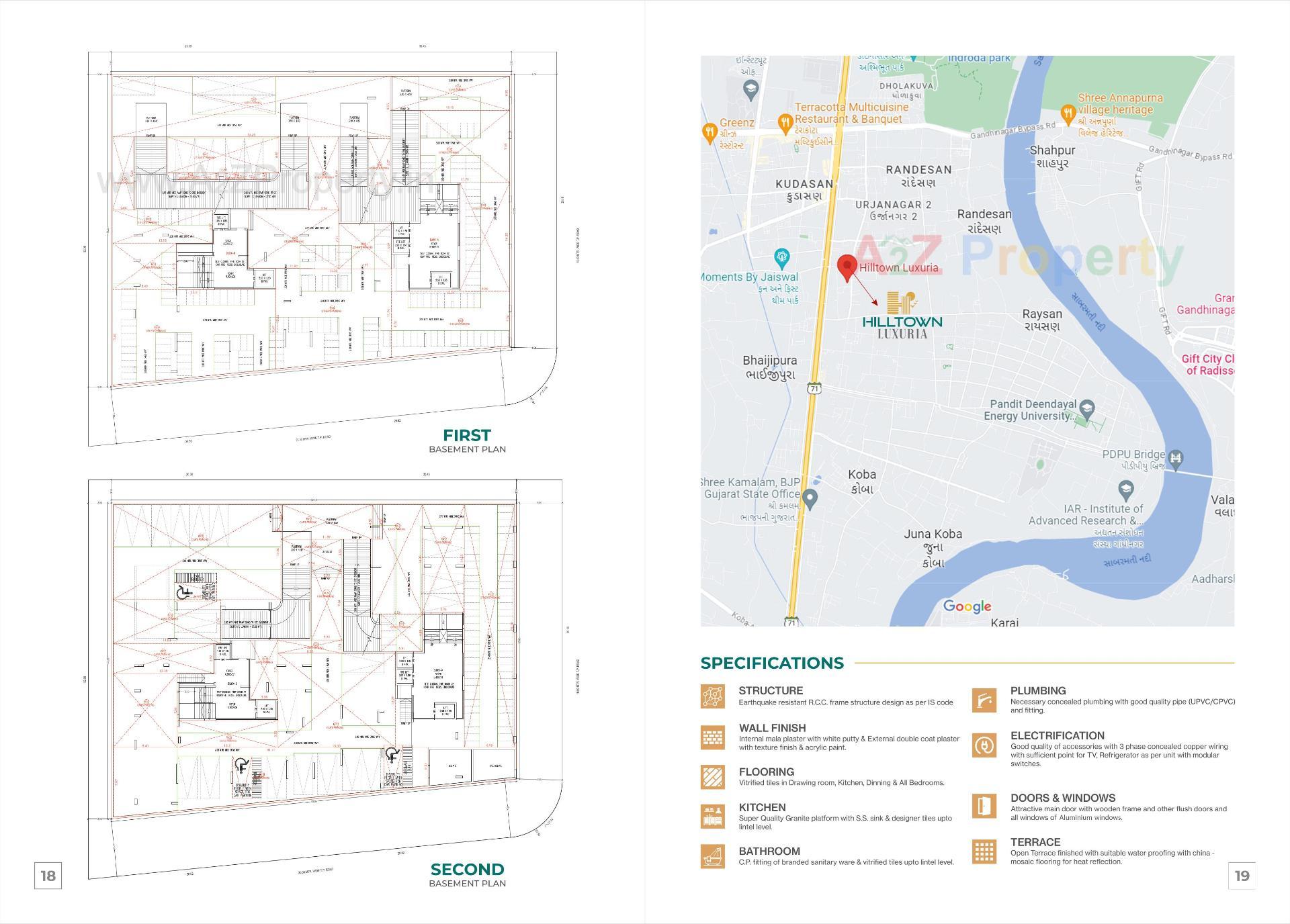  of real estate project Hilltown Luxuria located at Gandhinagar, Gandhinagar, Gujarat