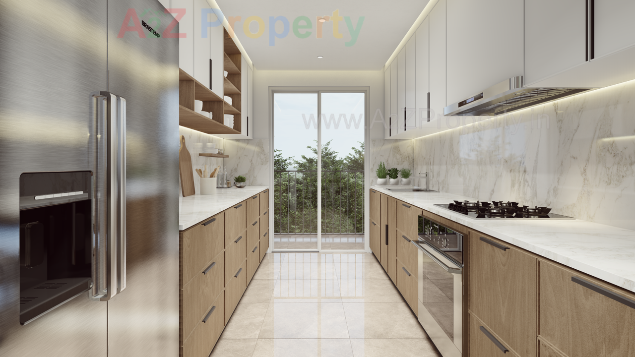 Kitchen of real estate project Hrudhya located at Gandhinagar, Gandhinagar, Gujarat