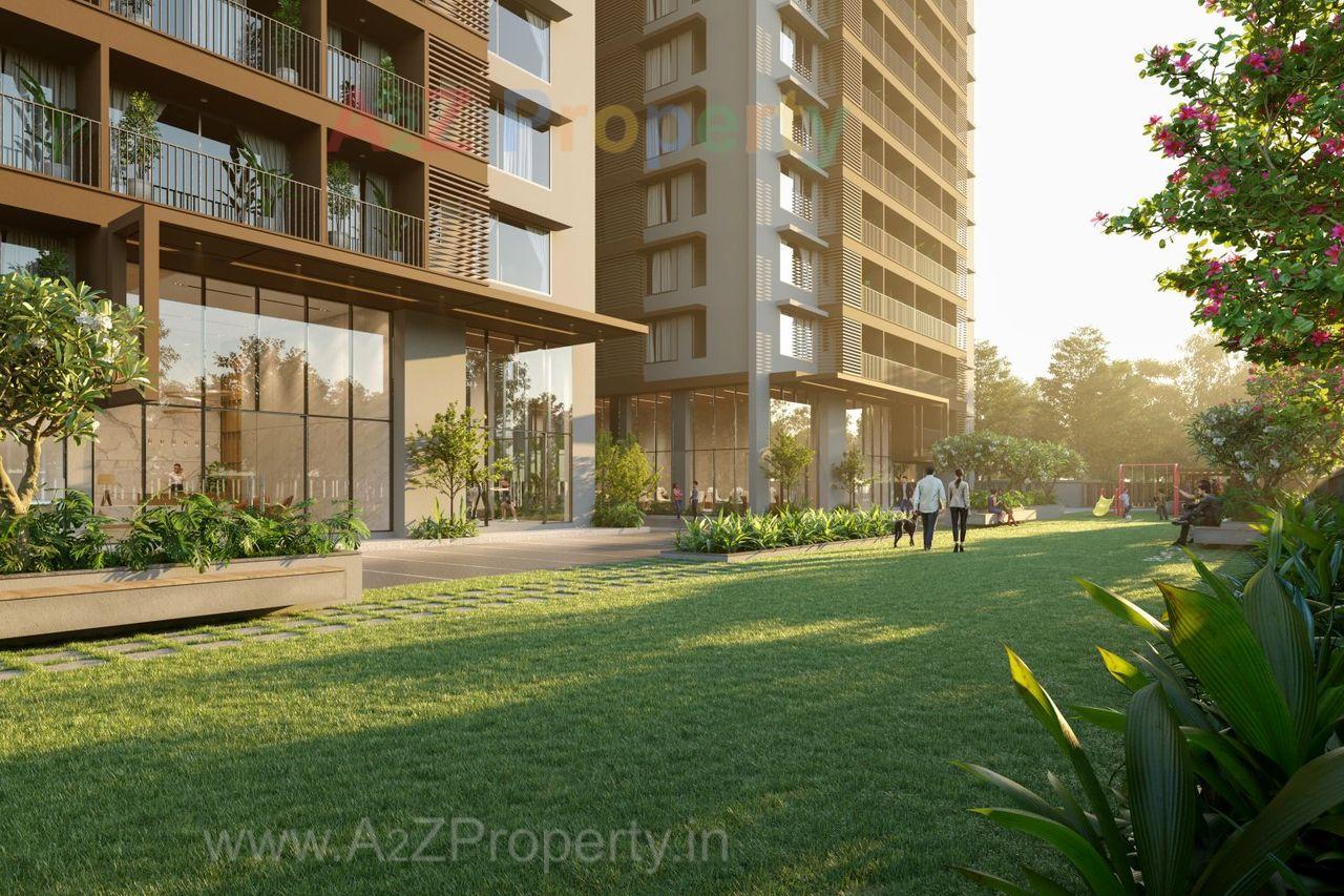 Lawn & Garden of real estate project Hrudhya located at Gandhinagar, Gandhinagar, Gujarat