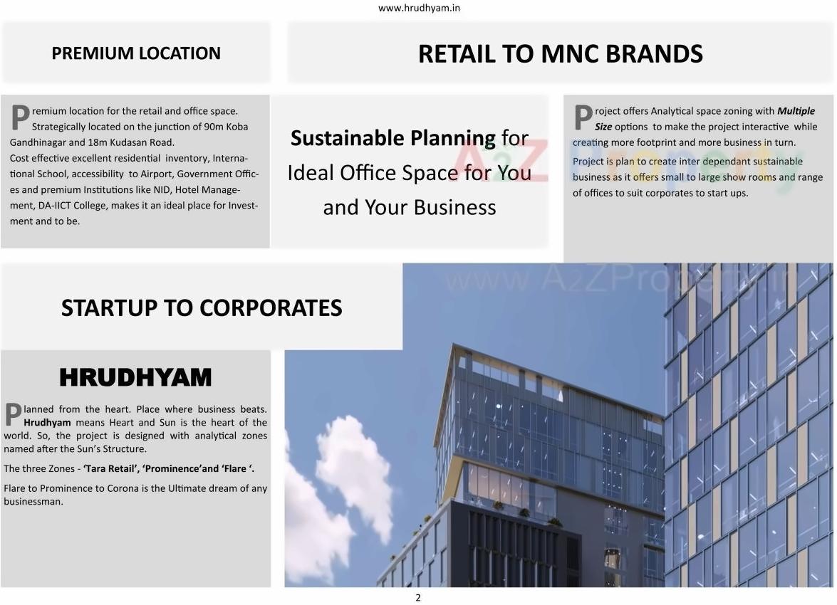  of real estate project Hrudhyam located at Kudasan, Gandhinagar, Gujarat