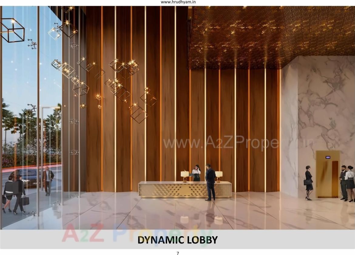 3D Elevation of real estate project Hrudhyam located at Kudasan, Gandhinagar, Gujarat