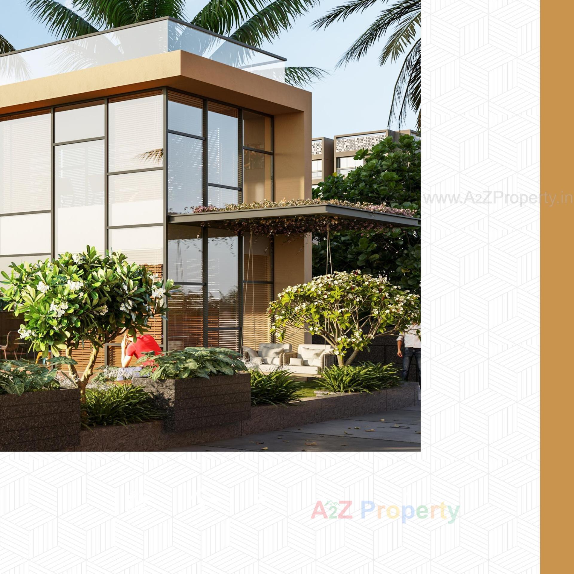 3D Elevation of real estate project Imperial Sky located at Raysan, Gandhinagar, Gujarat