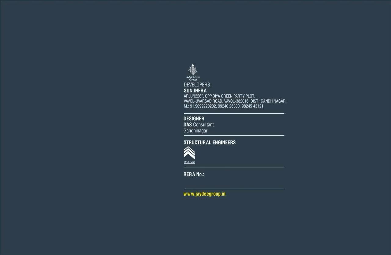  of real estate project Jannat located at Vavol, Gandhinagar, Gujarat