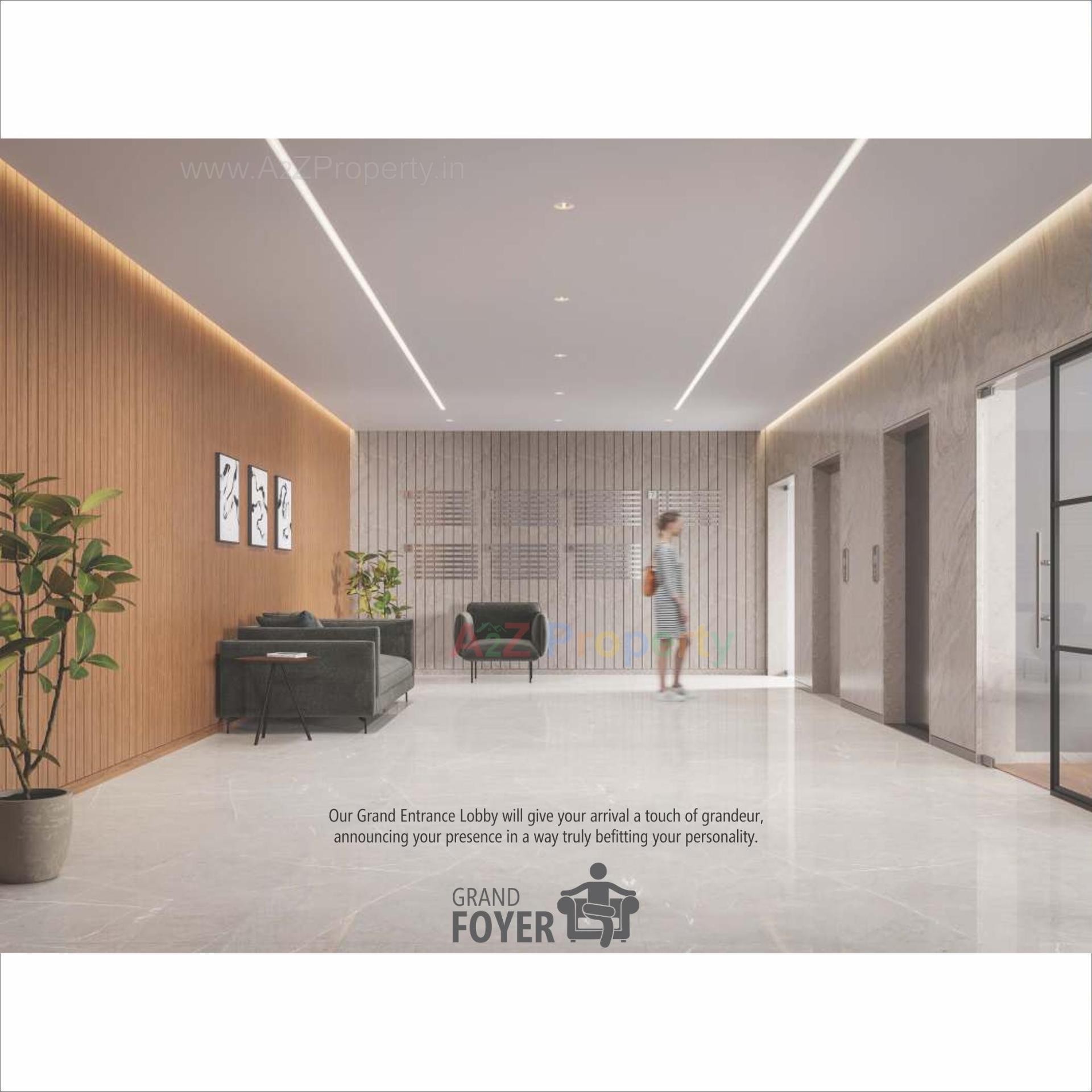 3D Elevation of real estate project Jay Visat Eminence located at Zundal, Gandhinagar, Gujarat