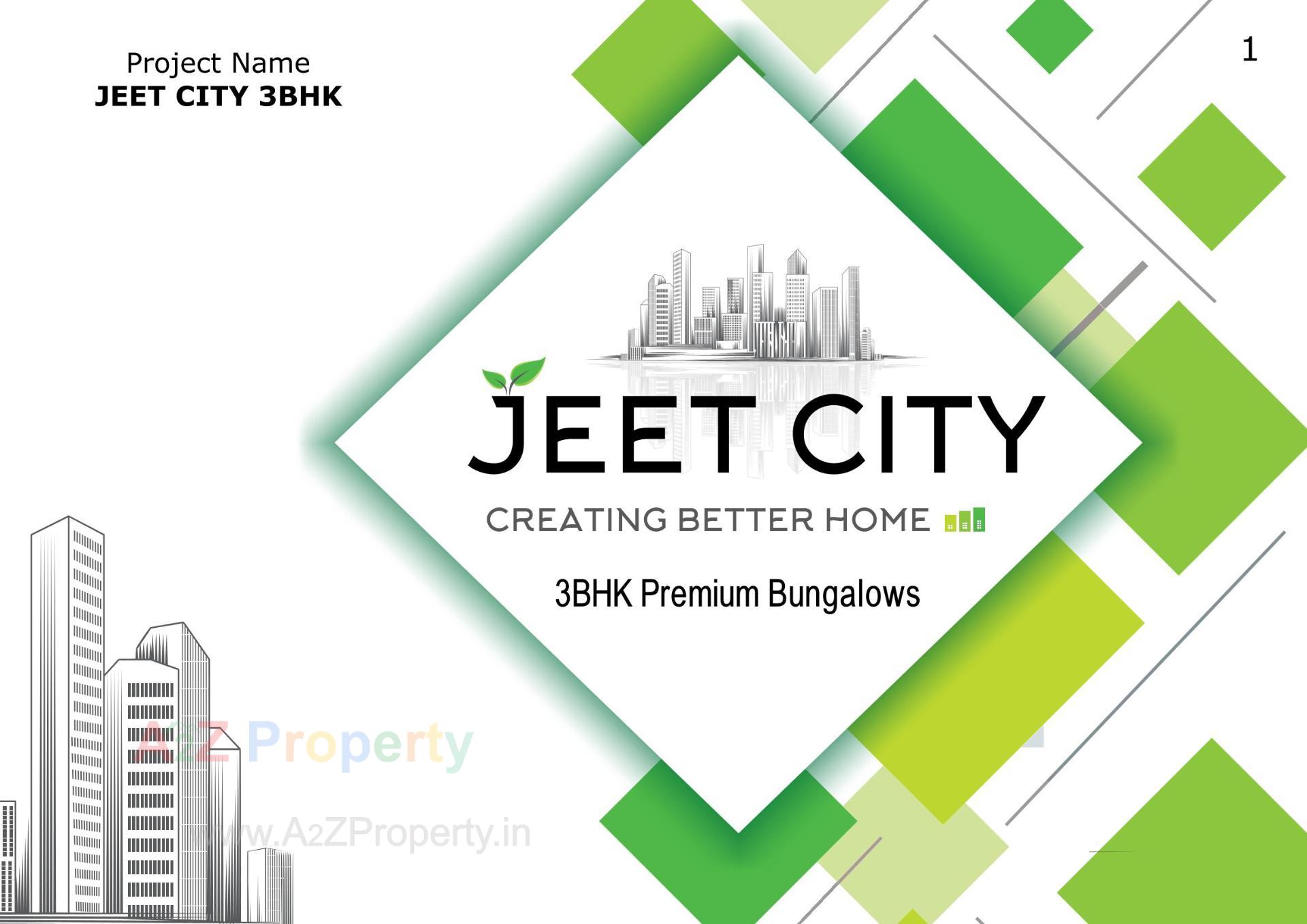 Layout of real estate project Jeet City 3bhk located at Gandhinagar, Gandhinagar, Gujarat