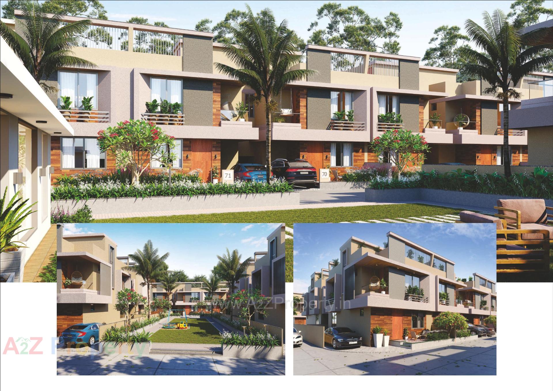 3D Elevation of real estate project Jeet City located at Chiloda, Gandhinagar, Gujarat