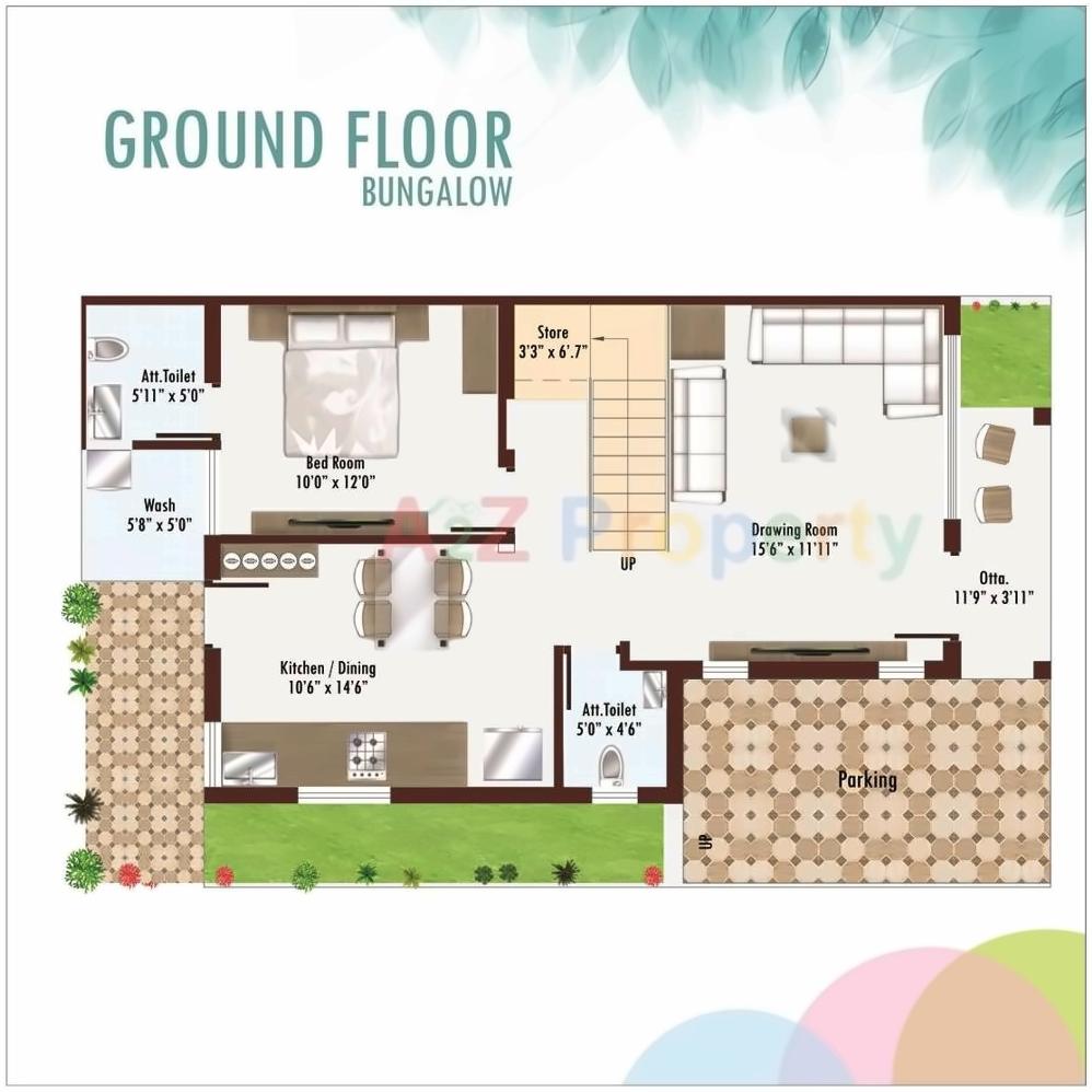 Layout of real estate project Jeet Residency located at Palaj, Gandhinagar, Gujarat