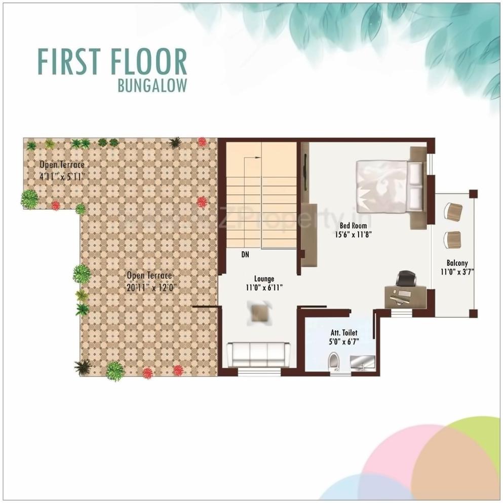 Layout of real estate project Jeet Residency located at Palaj, Gandhinagar, Gujarat
