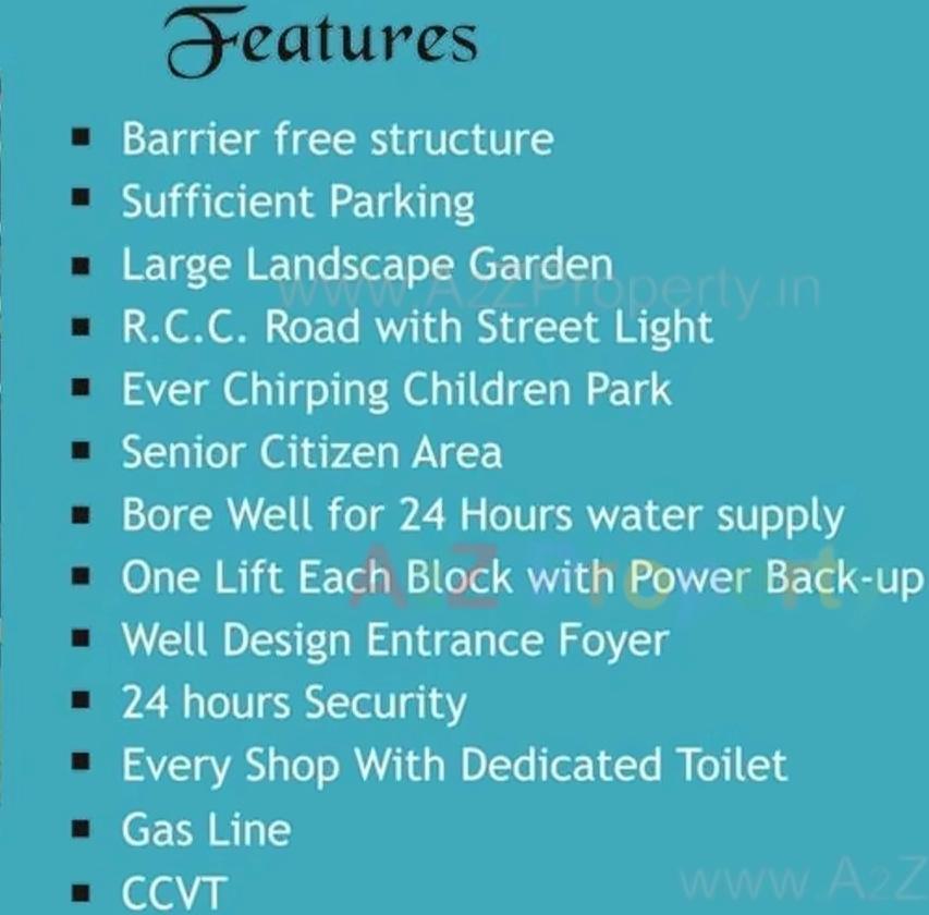 Amenities of Jeet Residency