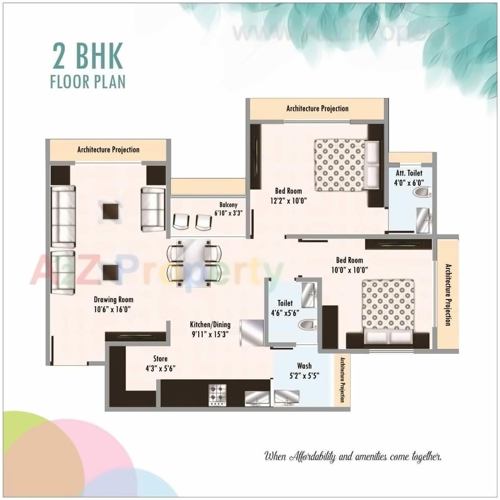 Layout of real estate project Jeet Residency located at Palaj, Gandhinagar, Gujarat