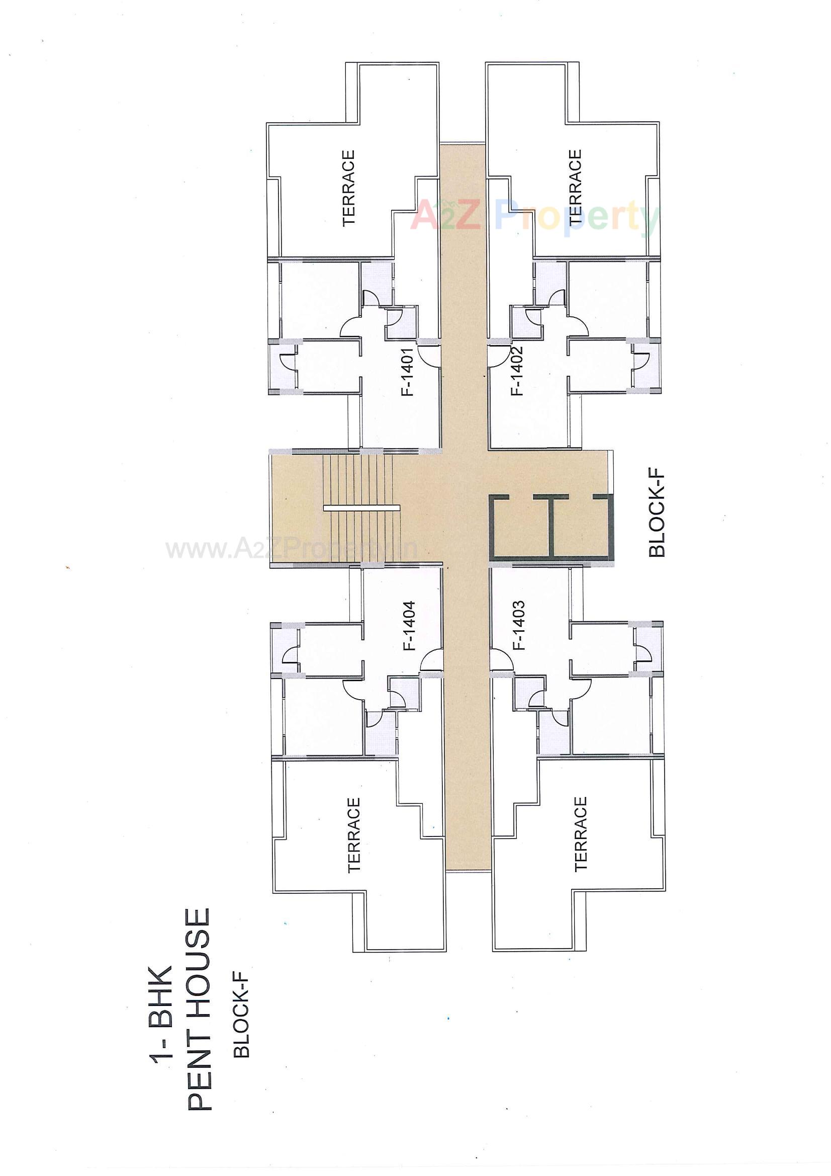 Layout of real estate project Joy located at Gandhinagar, Gandhinagar, Gujarat
