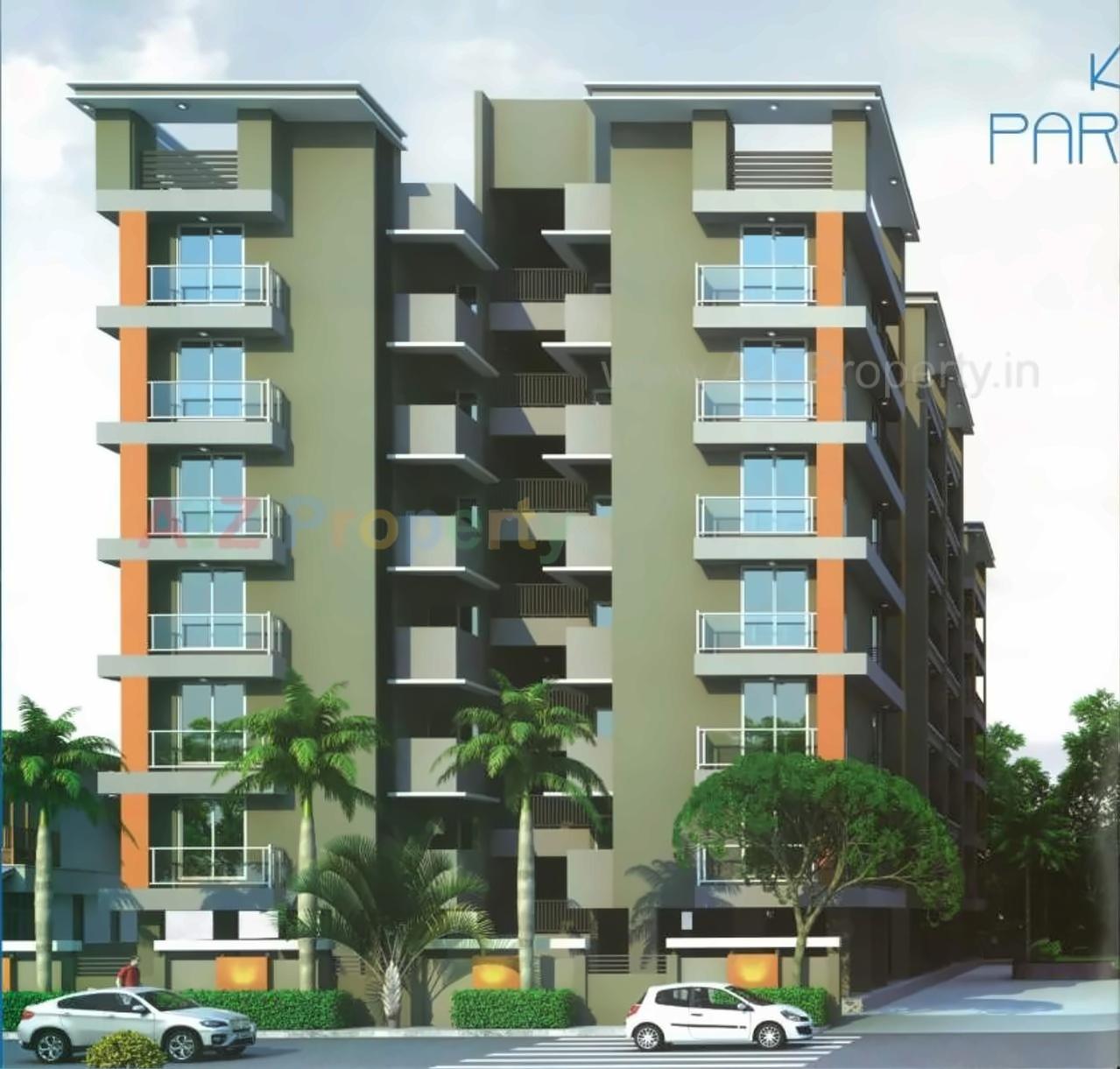 3D Elevation of real estate project Kabir Paradise located at Sargasan, Gandhinagar, Gujarat
