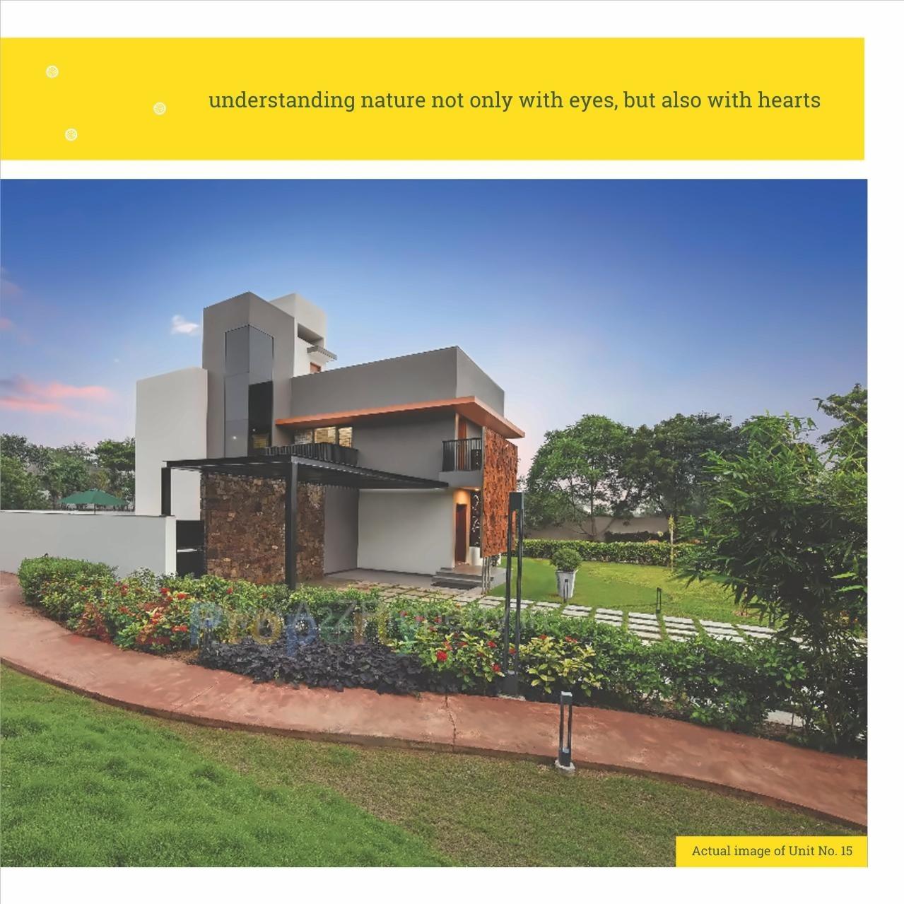 3D Elevation of real estate project Kadamb Villas located at Bhat, Gandhinagar, Gujarat
