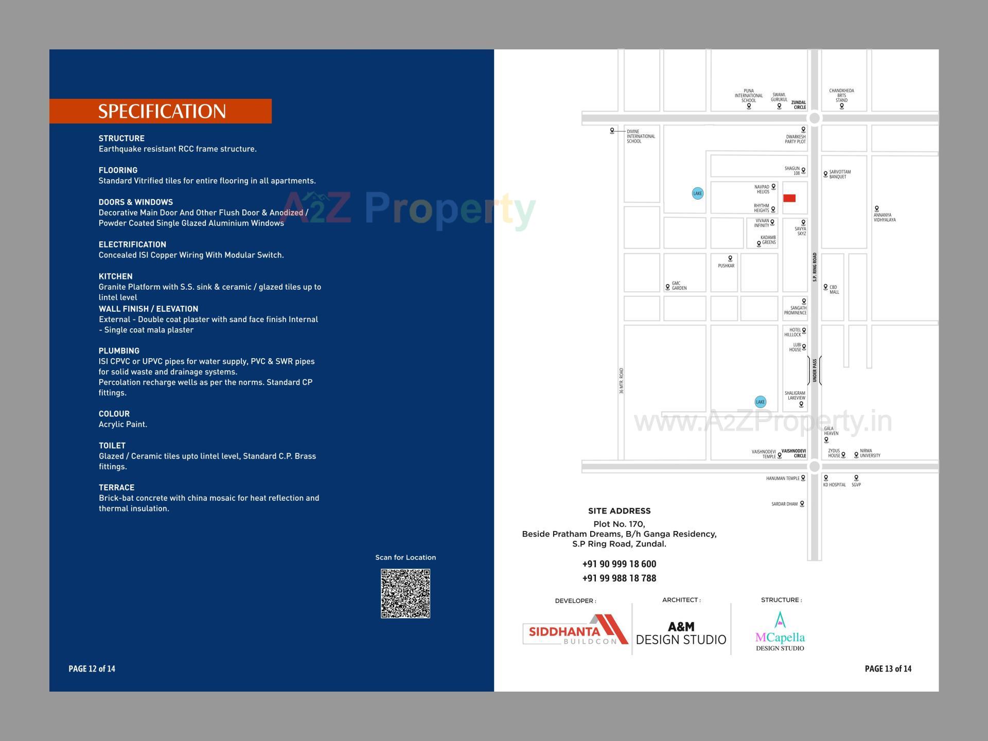  of real estate project Kahaan Enclave located at Zundal, Gandhinagar, Gujarat