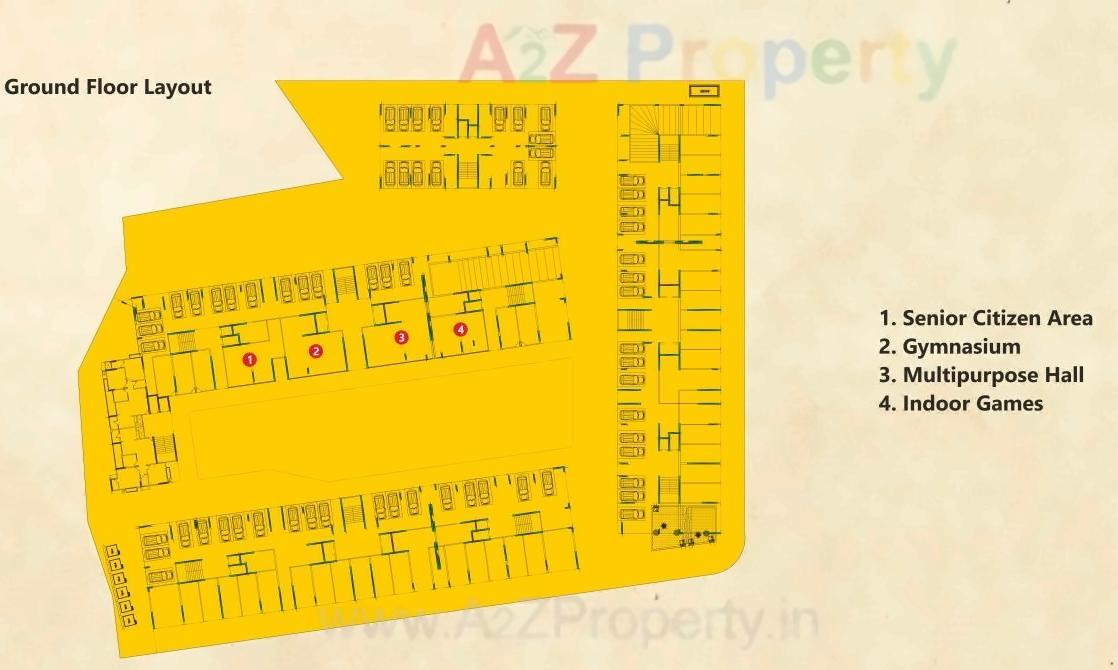 Layout of real estate project Kailash Shivalay located at Nana-chiloda, Gandhinagar, Gujarat