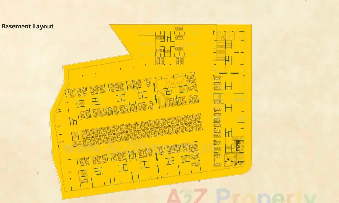 Layout of real estate project Kailash Shivalay located at Nana-chiloda, Gandhinagar, Gujarat
