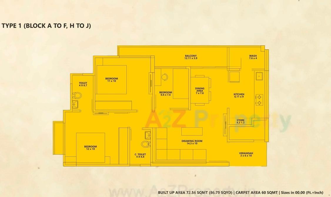 Layout of real estate project Kailash Shivalay located at Nana-chiloda, Gandhinagar, Gujarat