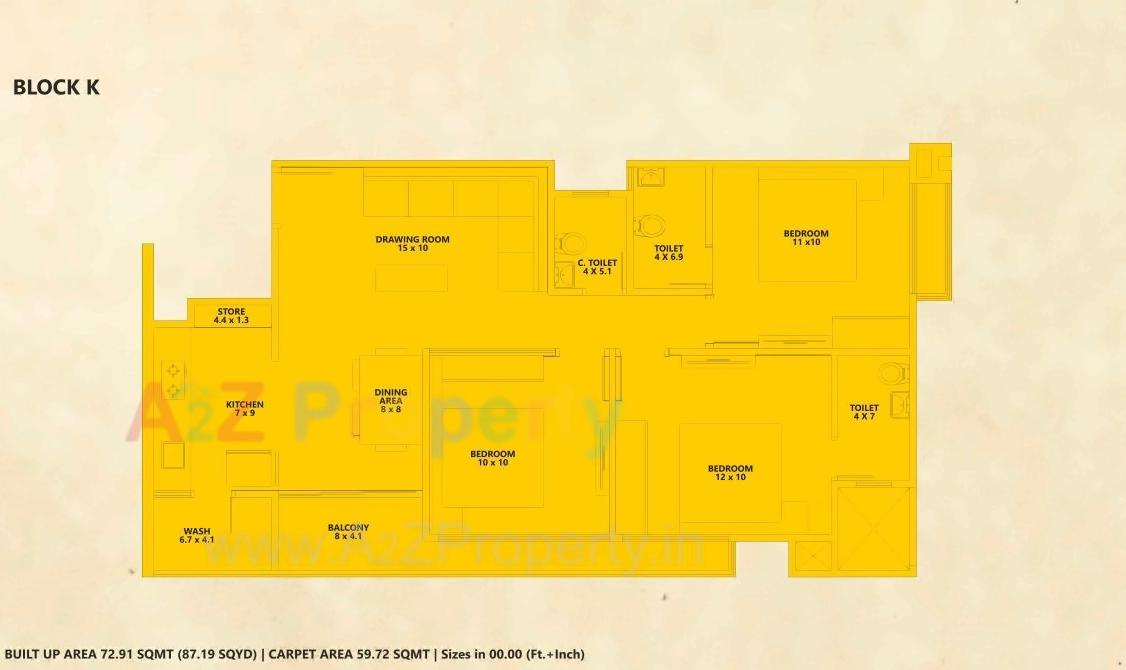  of real estate project Kailash Shivalay located at Nana-chiloda, Gandhinagar, Gujarat