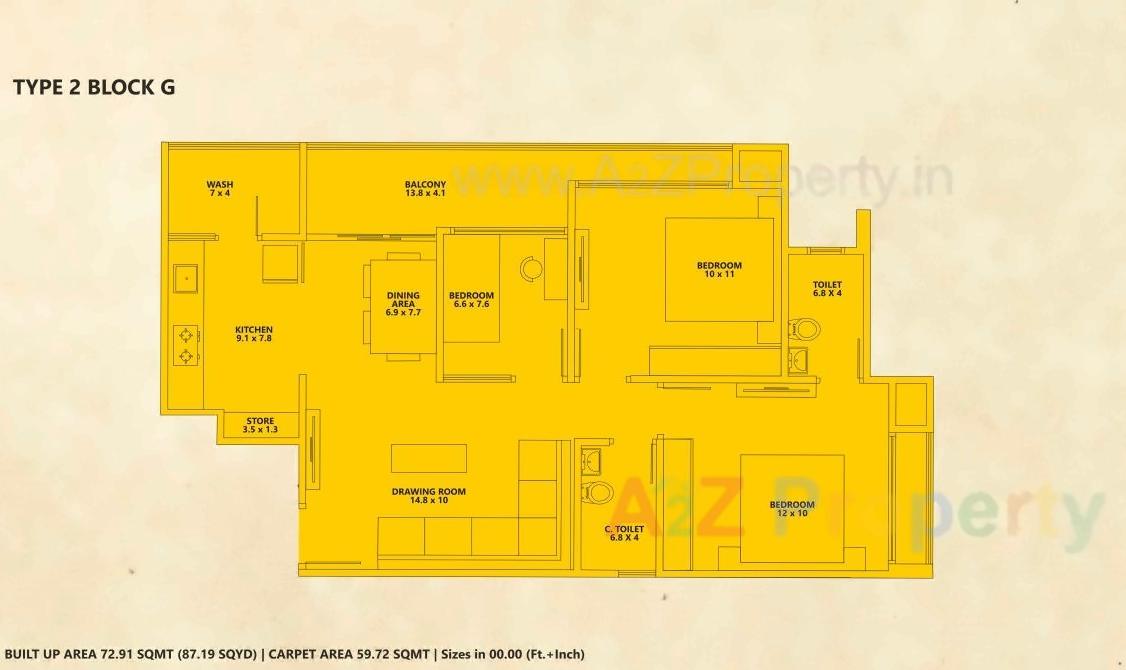 Layout of real estate project Kailash Shivalay located at Nana-chiloda, Gandhinagar, Gujarat