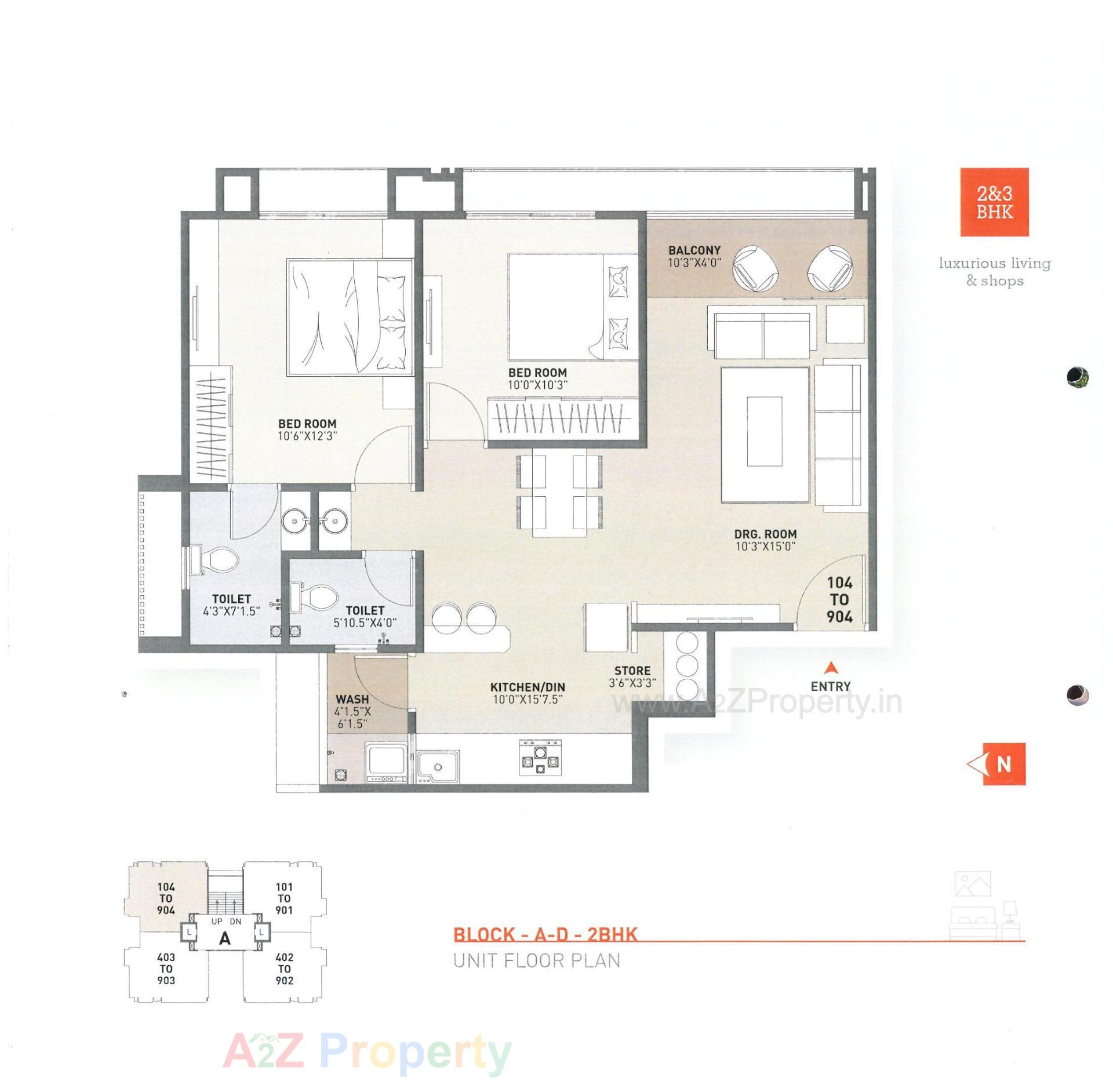 Layout of real estate project Kalash Square located at Zundal, Gandhinagar, Gujarat