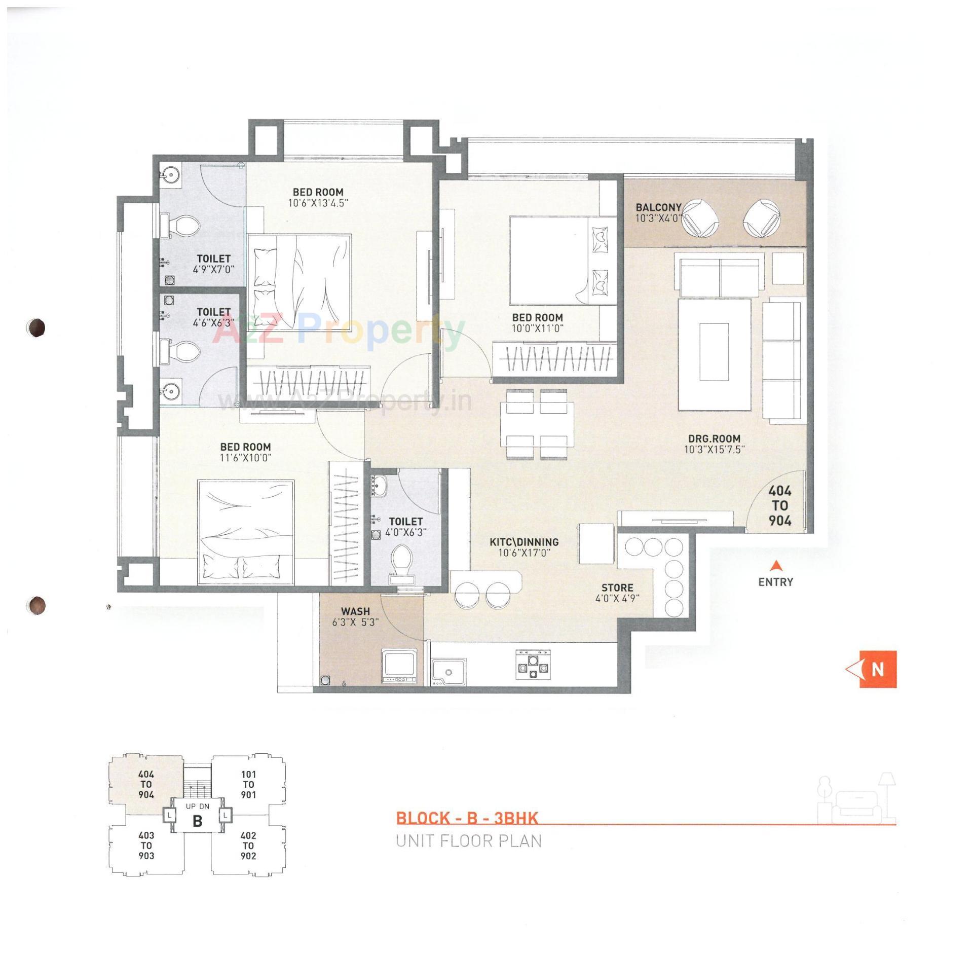 Layout of real estate project Kalash Square located at Zundal, Gandhinagar, Gujarat
