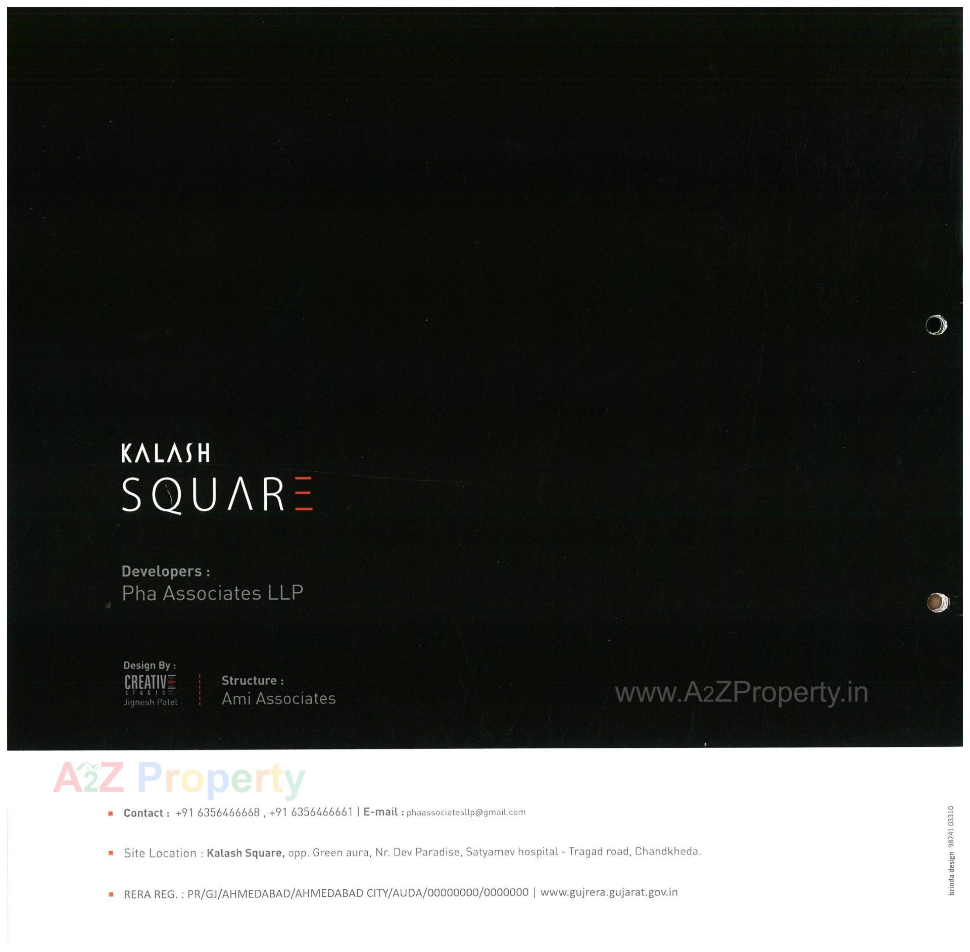  of real estate project Kalash Square located at Zundal, Gandhinagar, Gujarat