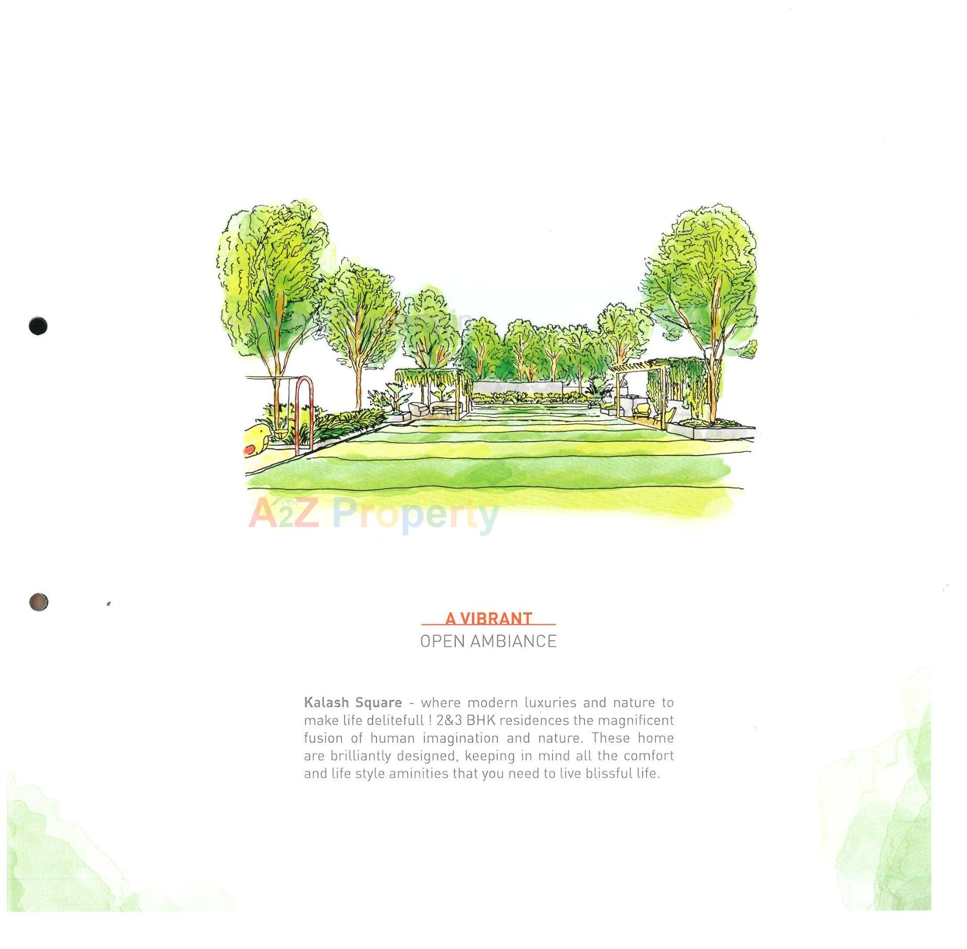  of real estate project Kalash Square located at Zundal, Gandhinagar, Gujarat