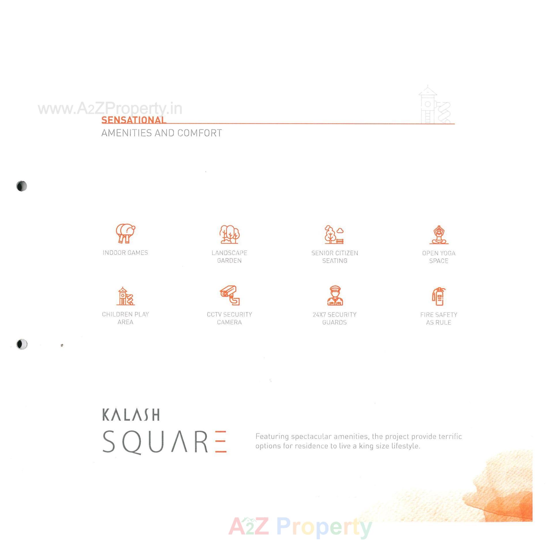  of real estate project Kalash Square located at Zundal, Gandhinagar, Gujarat